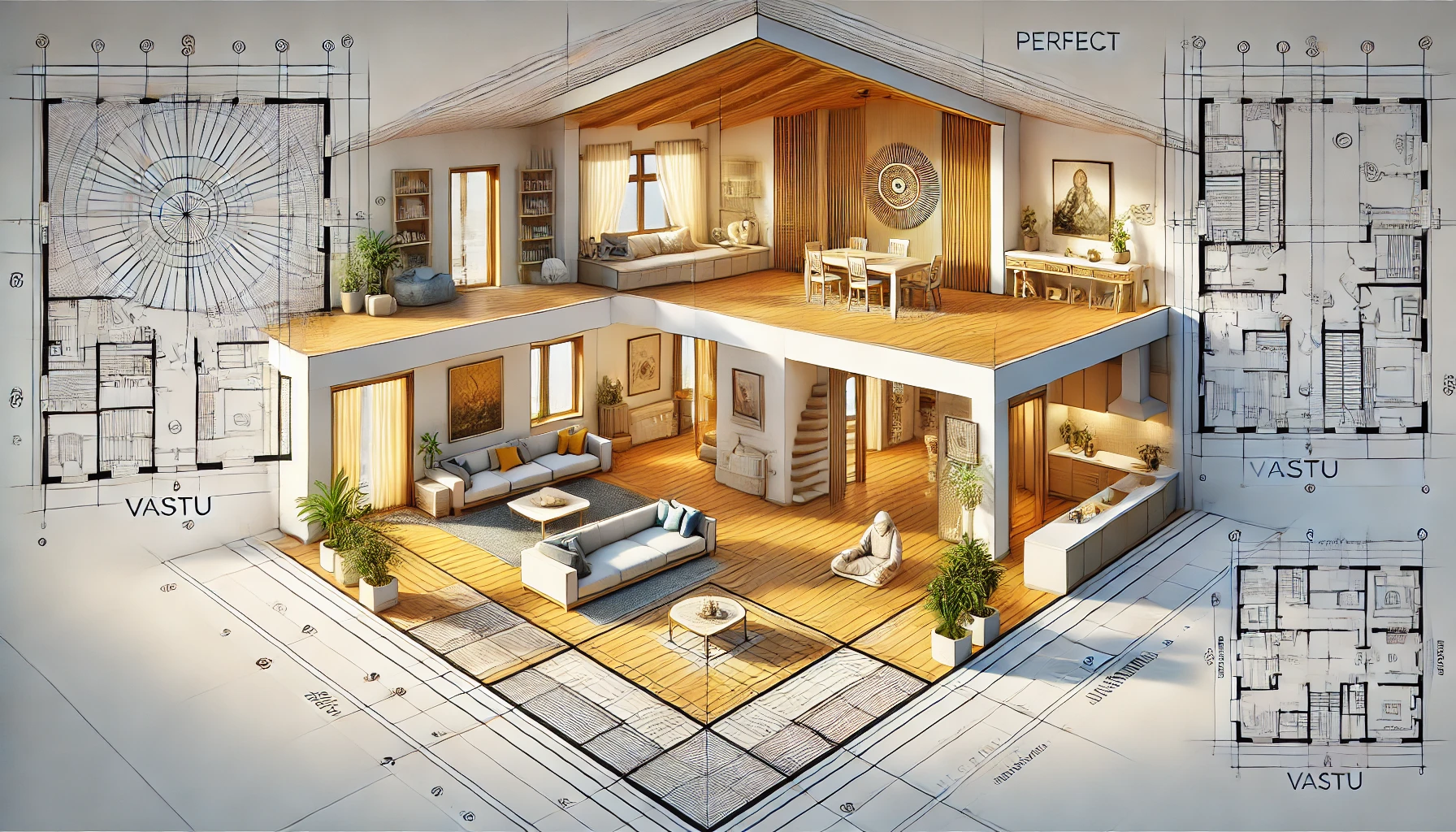 Modern Home Designed With A Perfect Vastu House Plan