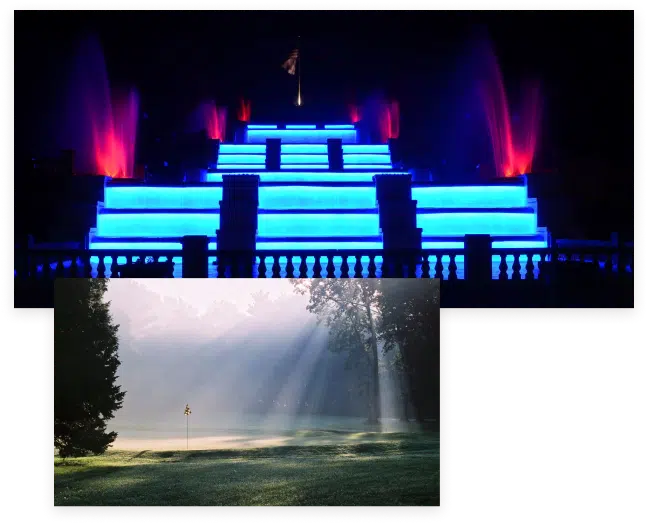 jackson michigan fountain and golf course