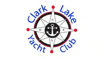 Logo of Cascades Manor Yacht Club with compass and anchor design.