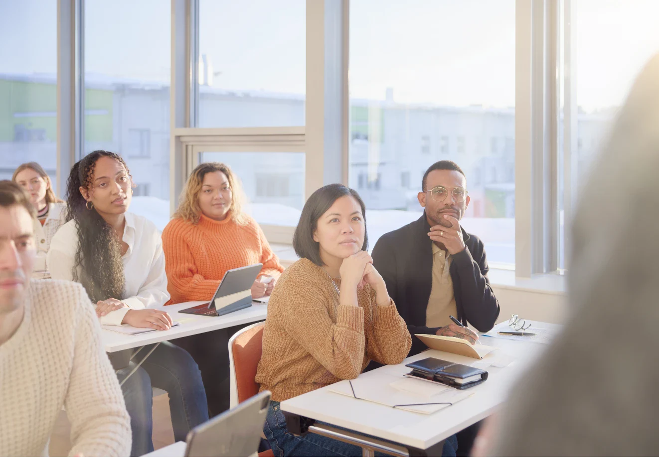 Business people at workshop