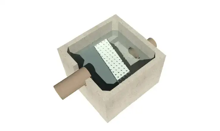 filtre à eau de pluie 58x58x40