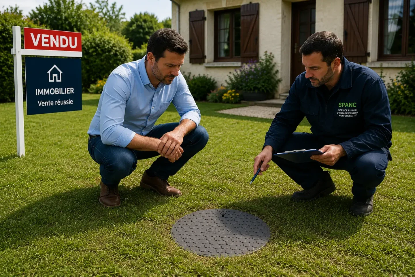 Contrôle d’une installation d’assainissement après revente d’une maison