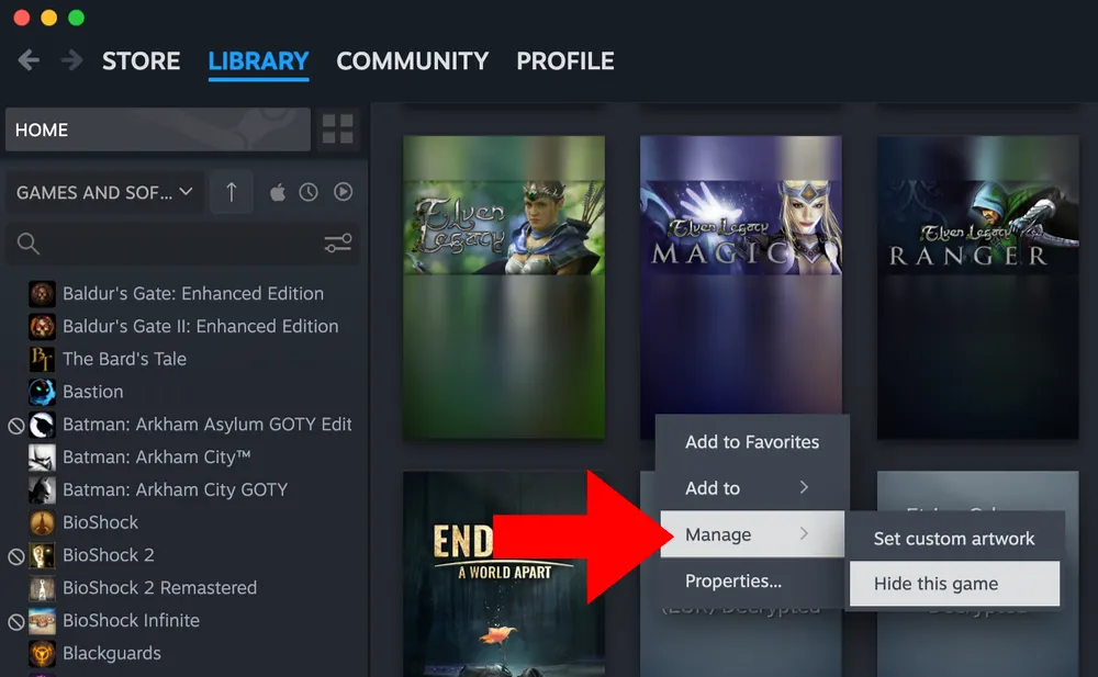 Steam should add option to hide unwanted games in inventory : r/Steam