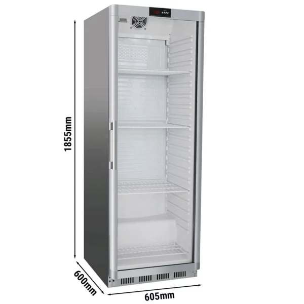 Úložná chladnička ECO - 580 litrov - s 1 sklenenými dvierkami - Image 2
