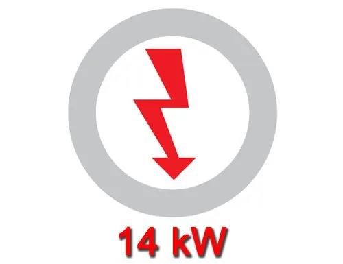 Elektrický sporák - 14 kW - 4 platne štvorcové - Image 10