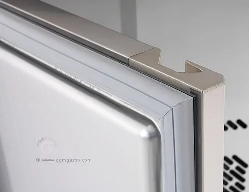 Chladiaci stôl PREMIUM PLUS - 1468x700 mm - s 1 dvierkami a 3 zásuvkami a so zadnou stenou - Image 2
