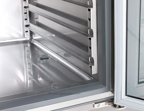 Chladiaci stôl PREMIUM PLUS - 1468 x 600 mm - s 2 sklenenými dverami a podstavcom - Image 4