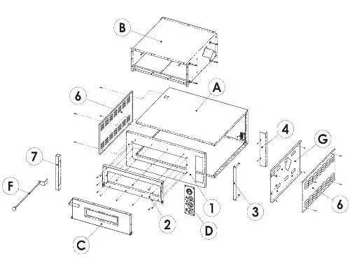 Elektrická pec na pizzu - 4+4x 30cm - manuálna - Image 2