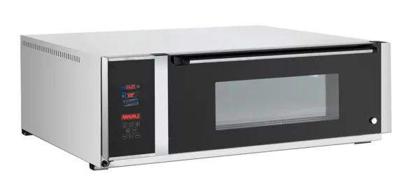 Pekárenská plynová teplovzdušná rúra - 6x EN 60x40 - vrátane pece na pizzu, digestora a základného rámu - Image 4