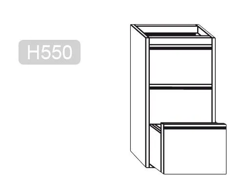 Zásuvkový blok s 3 zásuvkami PREMIUM - modul spodnej konštrukcie 400x560mm - Image 3