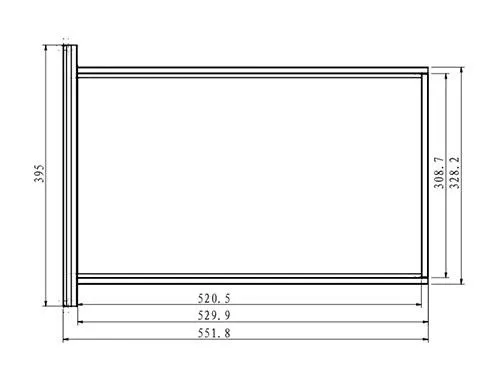 Zásuvkový blok s 3 zásuvkami PREMIUM - modul spodnej konštrukcie 400x560mm - Image 4