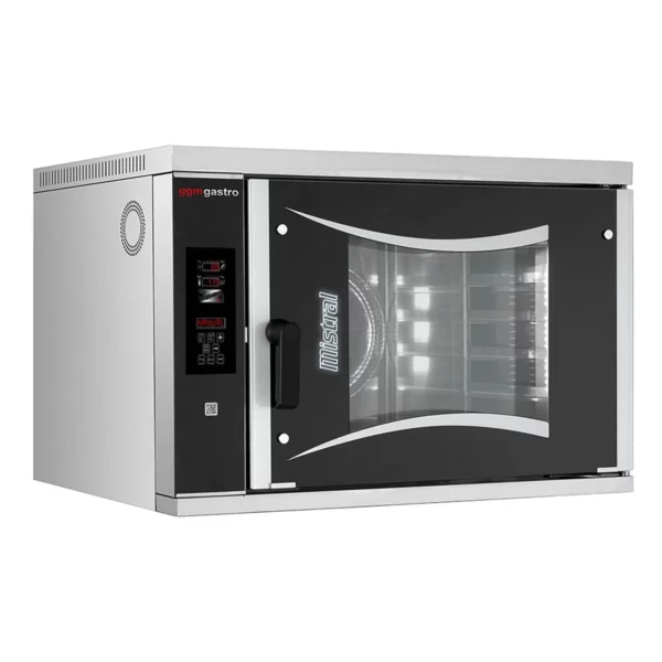 Pekárenský kombinovaný konvektomat - 6x EN 60x40 - Digitálny - vrátane pece na pizzu, digestora a skrinky na kysnutie - Image 2