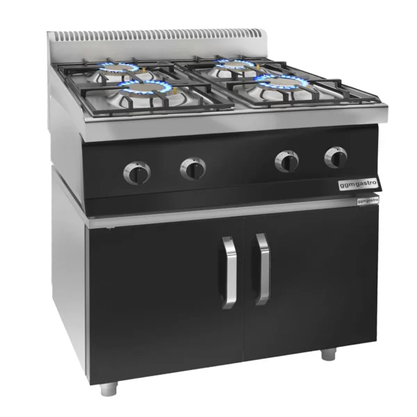 Plynový sporák - 23 kW - 4 horáky - vrátane podstavca s 2 dvierkami - Image 3