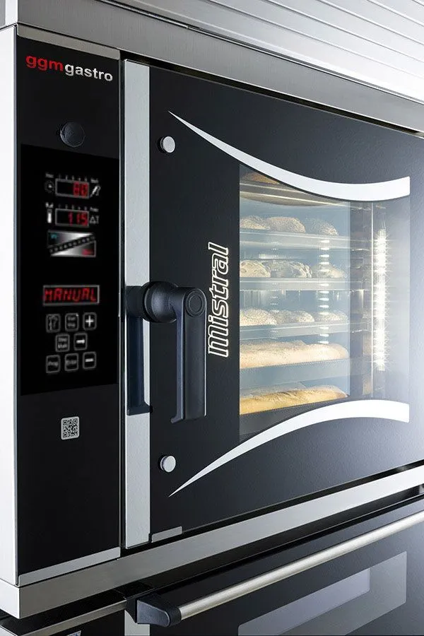 Pekárenská plynová teplovzdušná rúra - digitálna - 6x EN 60x40 - vrátane pece na pizzu a základného rámu - Image 9