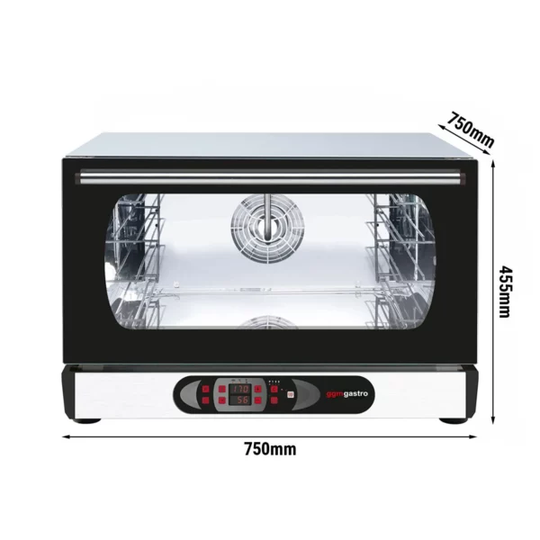 Teplovzdušná rúra COMPACT - Digitálna - 3x GN 1/1 alebo EN 60x40