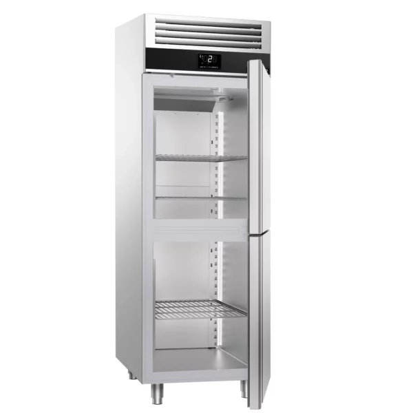Chladnička PREMIUM - GN 2/1 - 700 litrov - s 2 nerezovými polovičnými dverami - Image 6