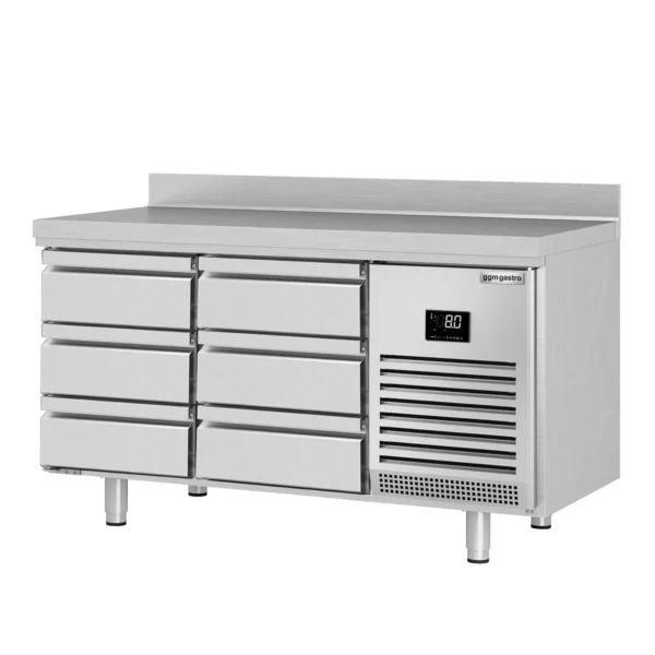 Chladiaci stôl PREMIUM PLUS - 1468x700 mm - 6 zásuviek a zásuvka - Image 6