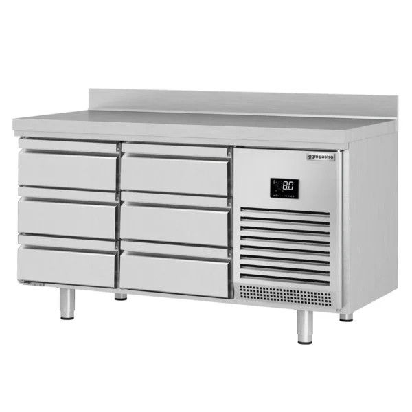 Chladiaci stôl PREMIUM PLUS - 1468x700 mm - 6 zásuviek a zásuvka - Image 9