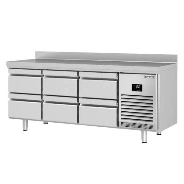 Chladiaci stôl PREMIUM PLUS - 1960x700mm - 6 zásuviek a zásuvka - Image 5