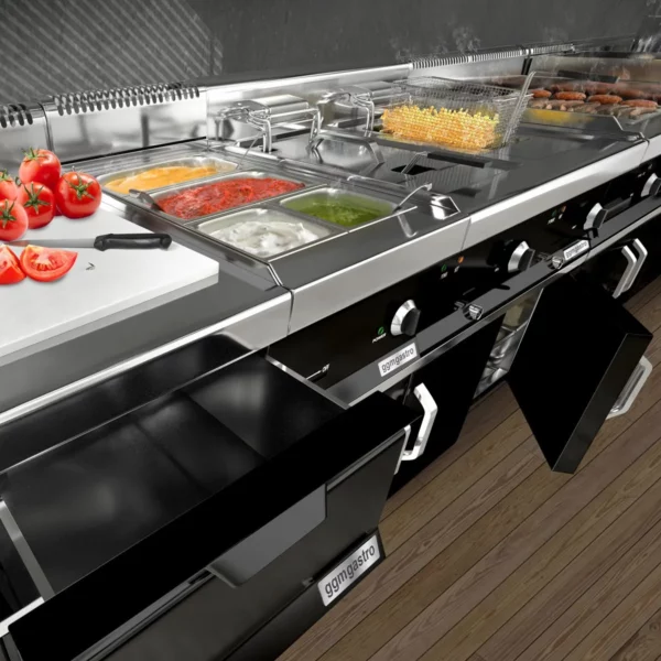 Plynový sporák - 23 kW - 4 horáky - vrátane podstavca s 2 dvierkami - Image 4