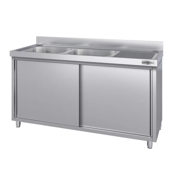 Drezová skrinka ECO - 1600x700mm - s 2 umývadlami vľavo - Image 3