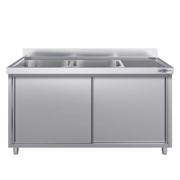 Drezová skrinka ECO - 1600x700mm - s 2 umývadlami vľavo - Image 4