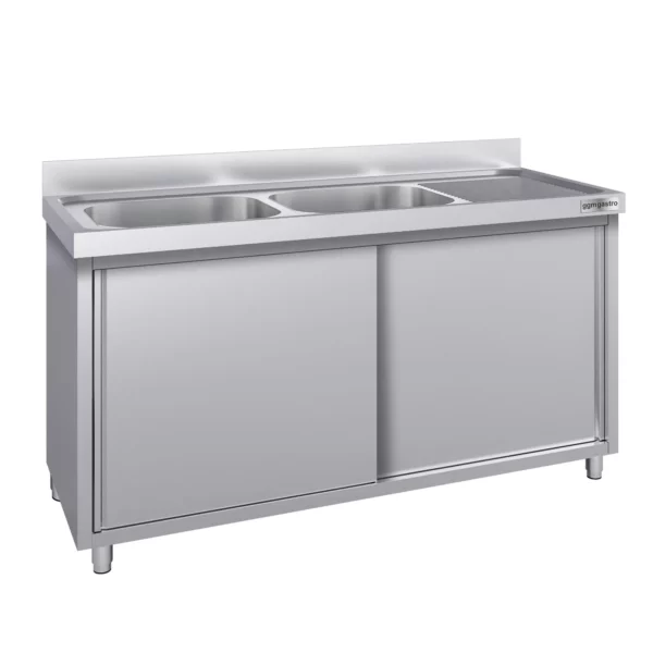 Drezová skrinka ECO - 1600x700mm - s 2 umývadlami vľavo - Image 6