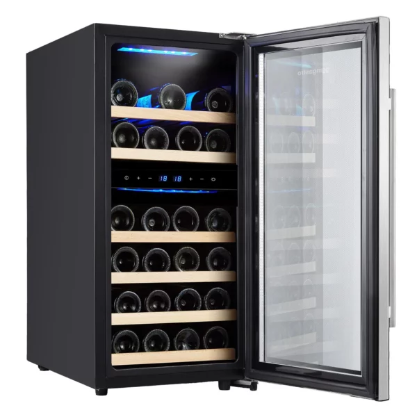 Chladnička na víno - 2 klimatické zóny - 100 litrov - max 33 fliaš - Image 6