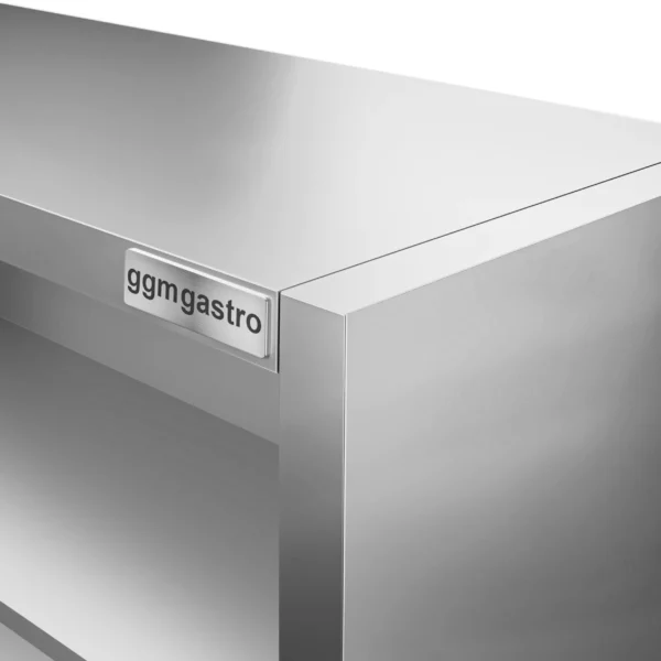 Nerezová nástenná skrinka ECO - 1600 mm - bez posuvných dverí 1000 mm vysoká - Image 2