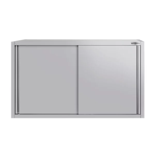 Nerezová nástenná skrinka ECO - 1800 mm - s posuvnými dverami 800 mm vysoká - Image 7