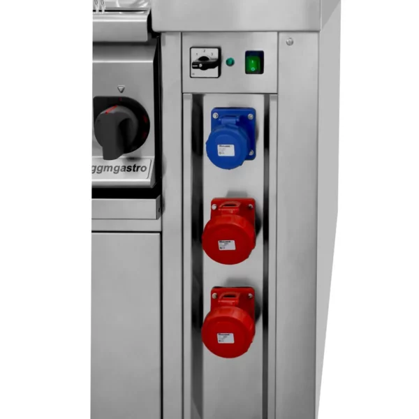 Mobilná varná doska - 1600x850mm - výška: 1170mm - vrátane variča cestovín, elektrického sporáka a vane-marie - Image 10