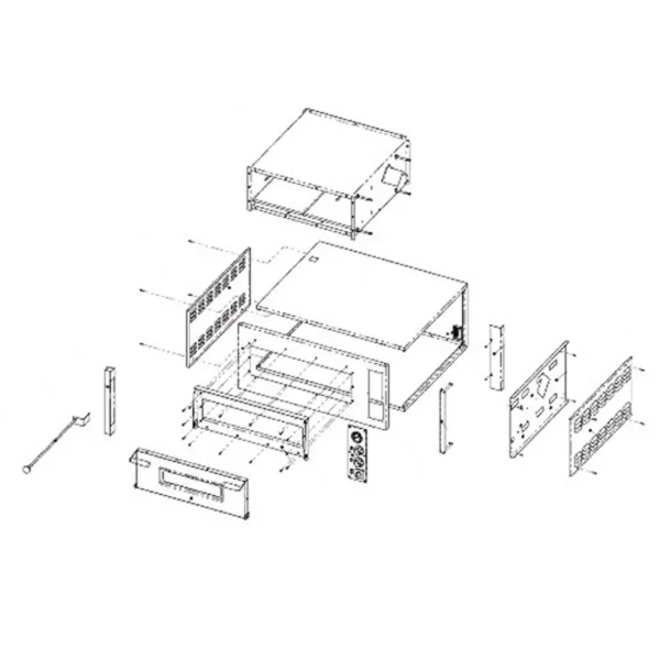 (2 kusy) elektrická pec na pizzu - 6+6x 35cm (šírka) - manuálna - Image 3