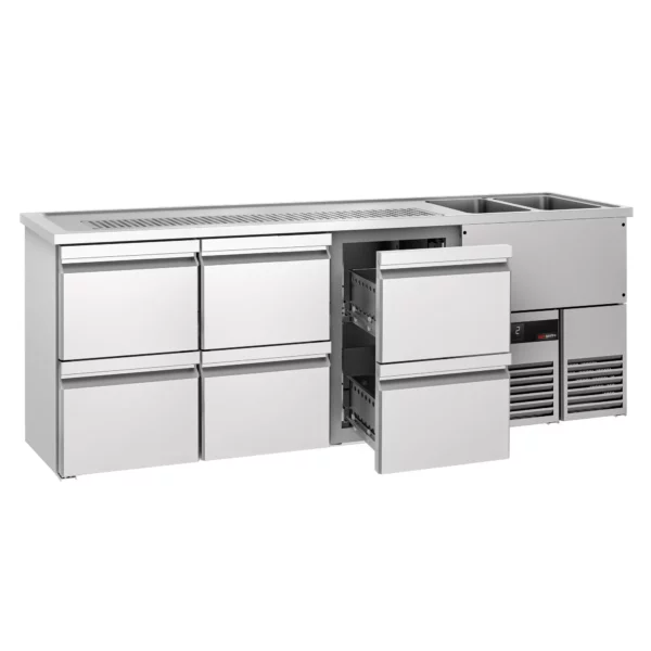 Pivný bar PREMIUM - 2500x700mm - 6 zásuviek - Image 3
