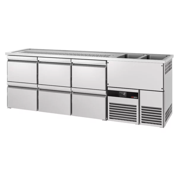 Pivný bar PREMIUM - 2500x700mm - 6 zásuviek - Image 4