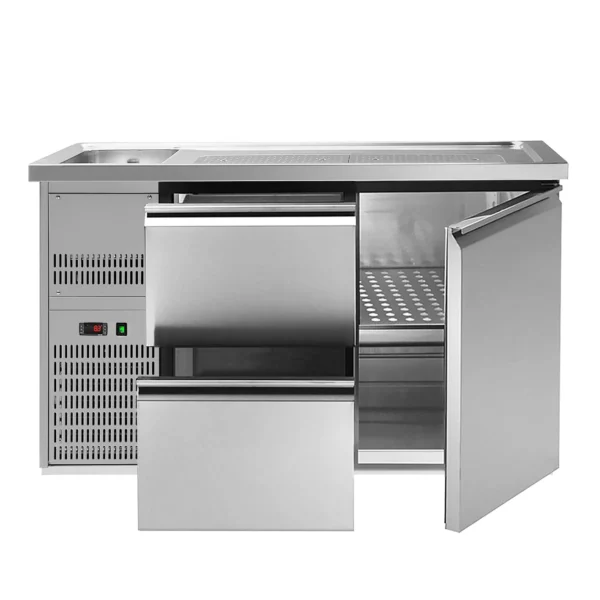 Pivný bar PREMIUM PLUS - 1550x700 mm - 1 dvierka a 2 zásuvky - Image 3