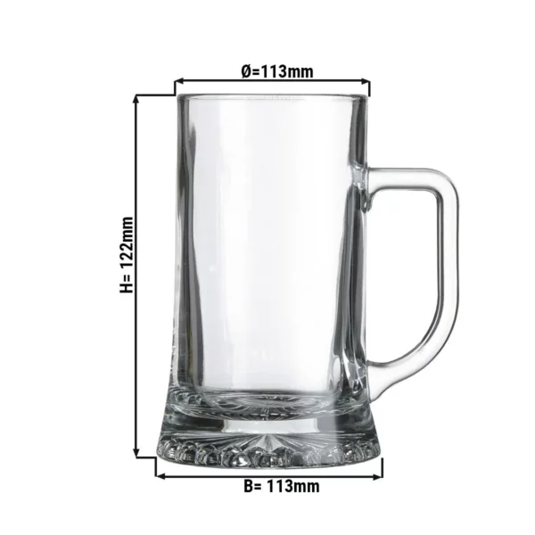 (12 ks) Pohár  na pivo - PIVO ŠPECIÁLY - 285 ml - priehľadný
