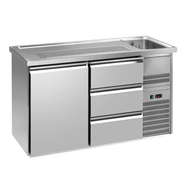 Pivný bar PREMIUM PLUS - 1550x700 mm - 1 dvierka a 3 zásuvky - Image 8