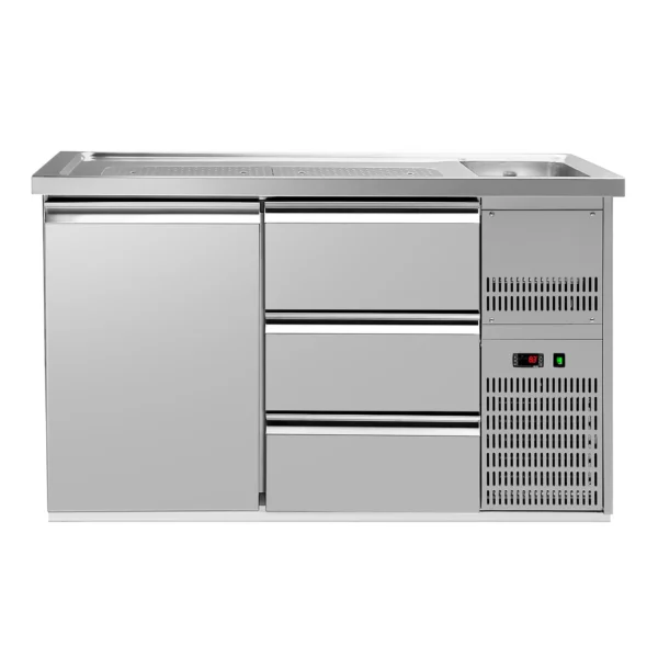 Pivný bar PREMIUM PLUS - 1550x700 mm - 1 dvierka a 3 zásuvky - Image 9