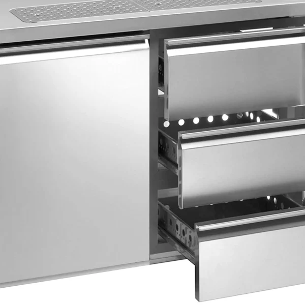 Pivný bar PREMIUM PLUS - 1550x700 mm - 1 dvierka a 3 zásuvky - Image 6