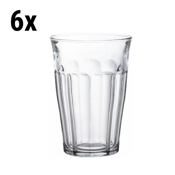 (6 kusov) Duralex pohár na long drink - PICARDIE - 360 ml - priehľadný