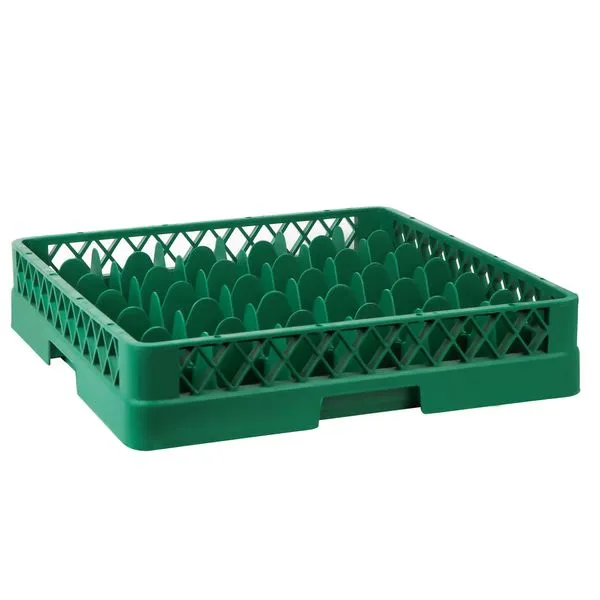 (6 kusov) sklenený košík - 500x500mm - 36 priehradok - zelený - Image 4