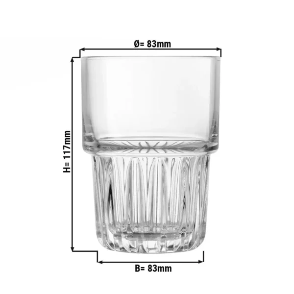 (12 kusov) pohár na long drink - EVEREST - 355 ml - priehľadný - Image 2