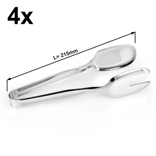 4dielny set - Kliešte na pečivo - servírovacia - dĺžka: 22 cm - Image 2