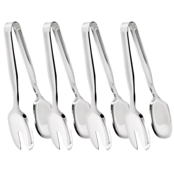 4dielny set - Kliešte na pečivo - servírovacia - dĺžka: 22 cm