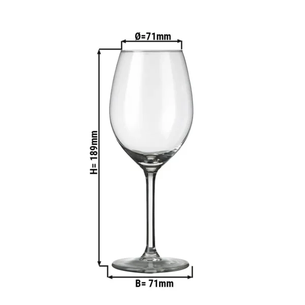 (12 kusov) pohár na víno - ESPRIT - 250 ml - priehľadný - Image 2
