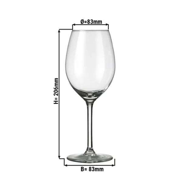 (6 kusov) pohár na víno - ESPRIT - 410 ml - priehľadný - Image 2