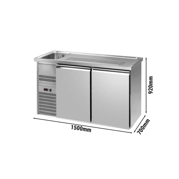 Pivný bar - 1550x700mm PREMIUM PLUS - 2 dv
