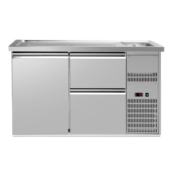 Pivný bar PREMIUM PLUS - 1550x700 mm - 1 dvierka a 2 zásuvky - Image 2