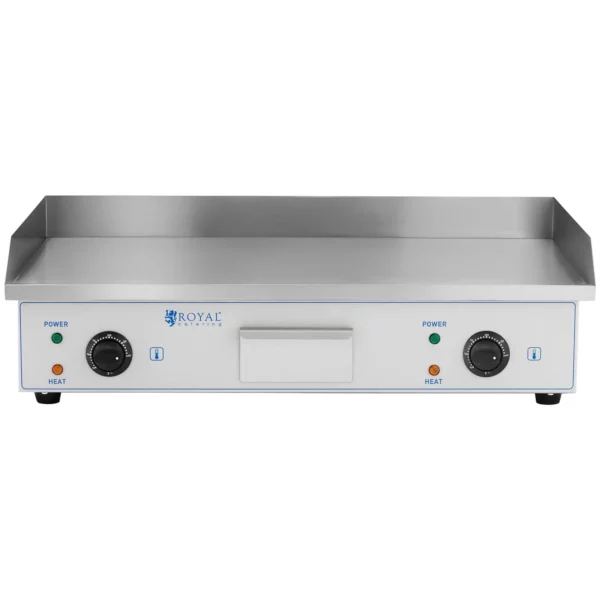 Dvojitá elektrická grilovacia platňa - 73 cm - Royal Catering - hladká - 2 x 2 200 W - Image 5