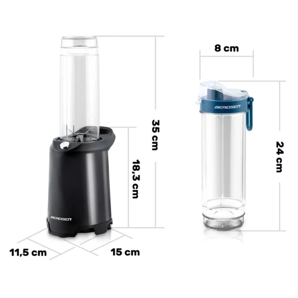 Smoothie mixér 350W BD-752 Berdsen čierny - Image 7